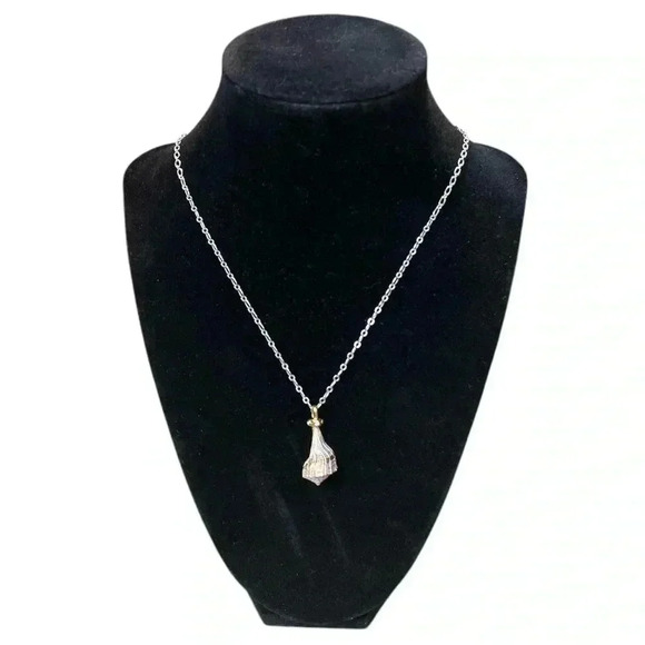 Brighton Jewelry - Brighton Lightening Whelk Shell- Shells Around the World Gold Tone Necklace